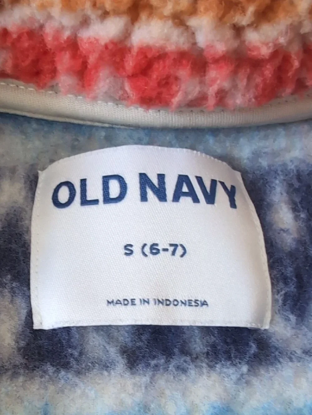 EUC Old Navy Sherpa Zip-up - Small